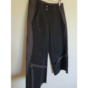 Womens Ana Morza medium utility Capri pant with buckles